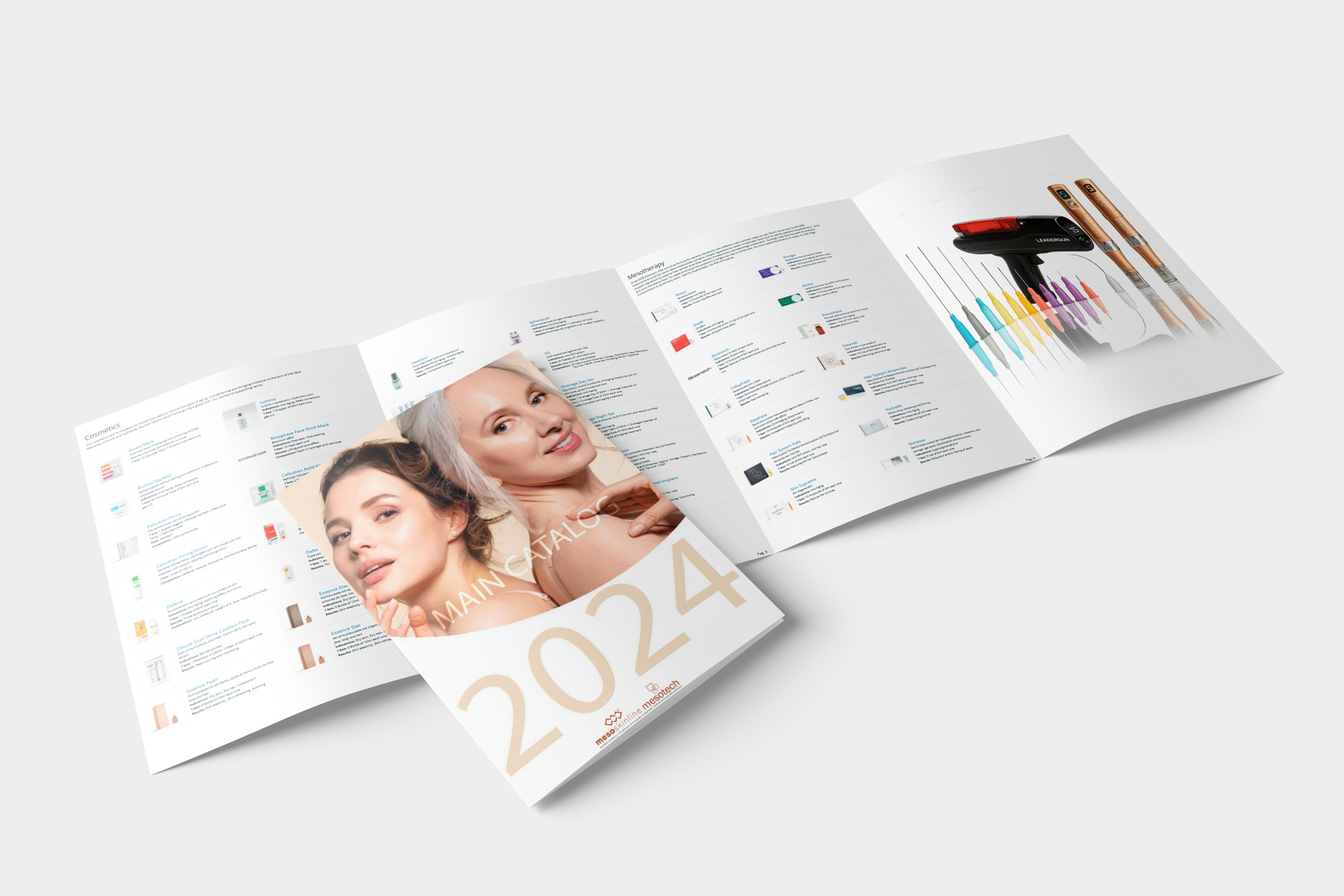 Cover of Mesotech product catalogue