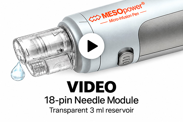 Video om MESOpower Micro-Infusion Pen nålemodul