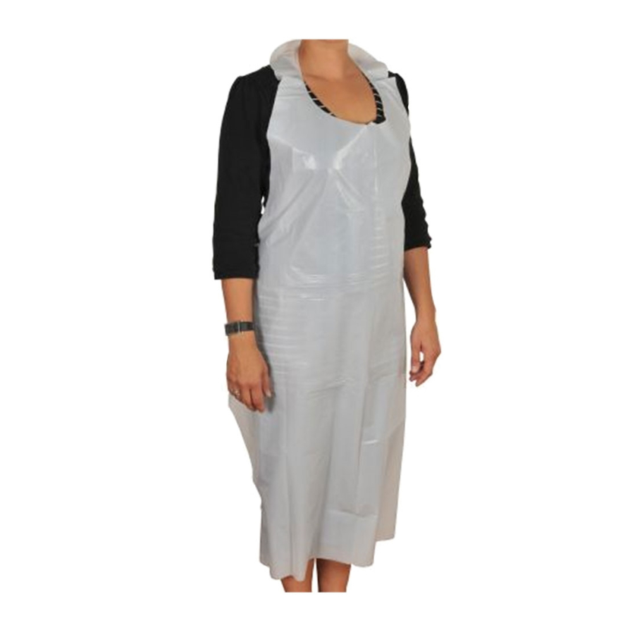 Disposable apron in PE. (25 pieces.)