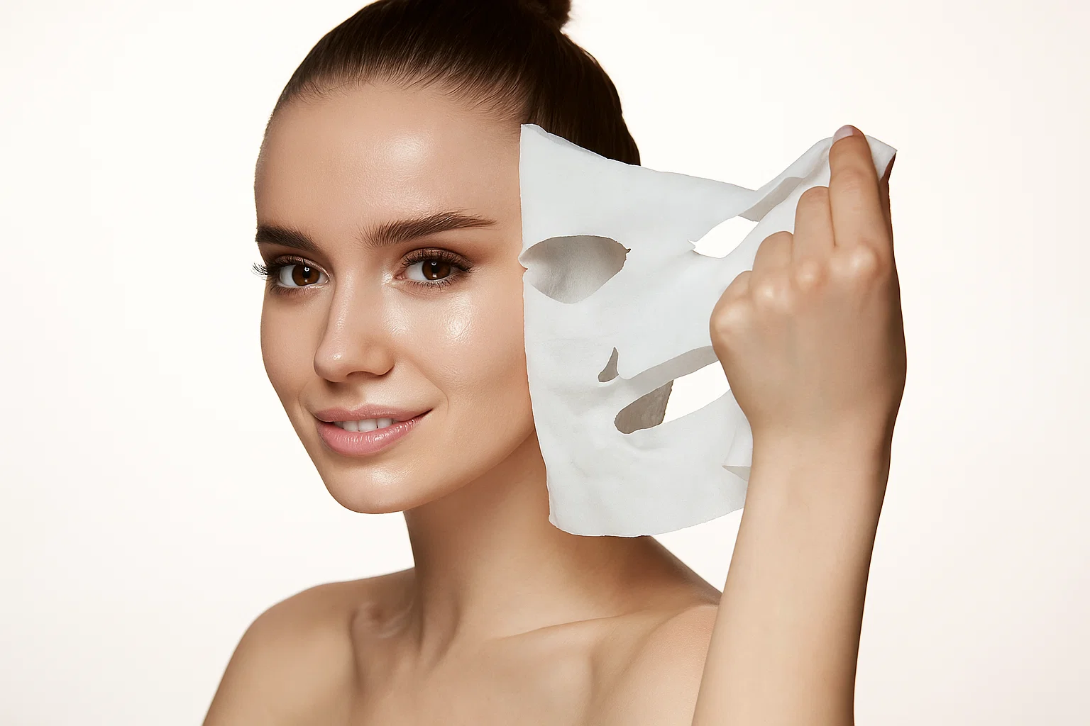 MESO ANTI‑AGE MASK  hydrogel film in two face sections