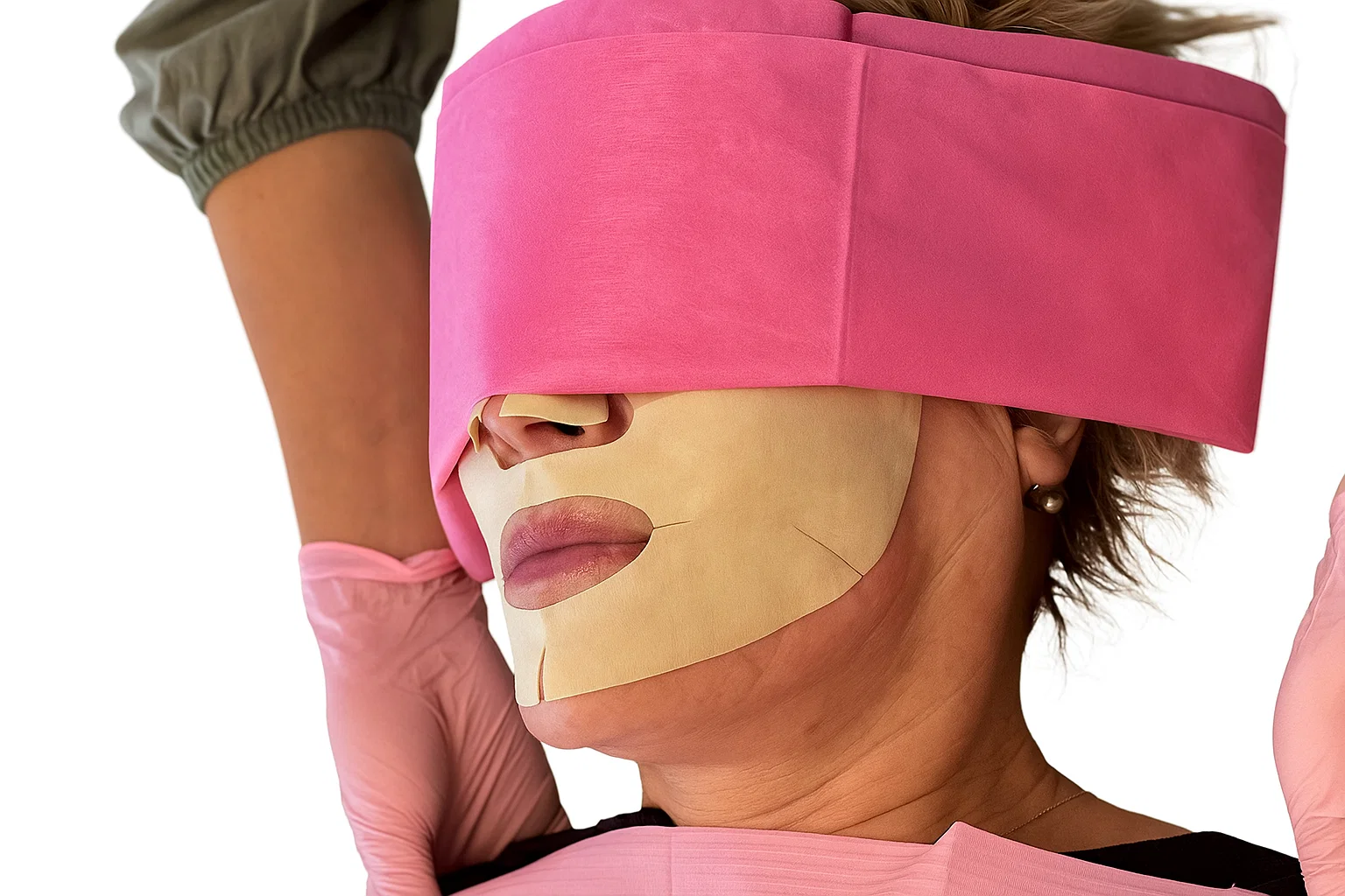 Hydrogel mask  detail