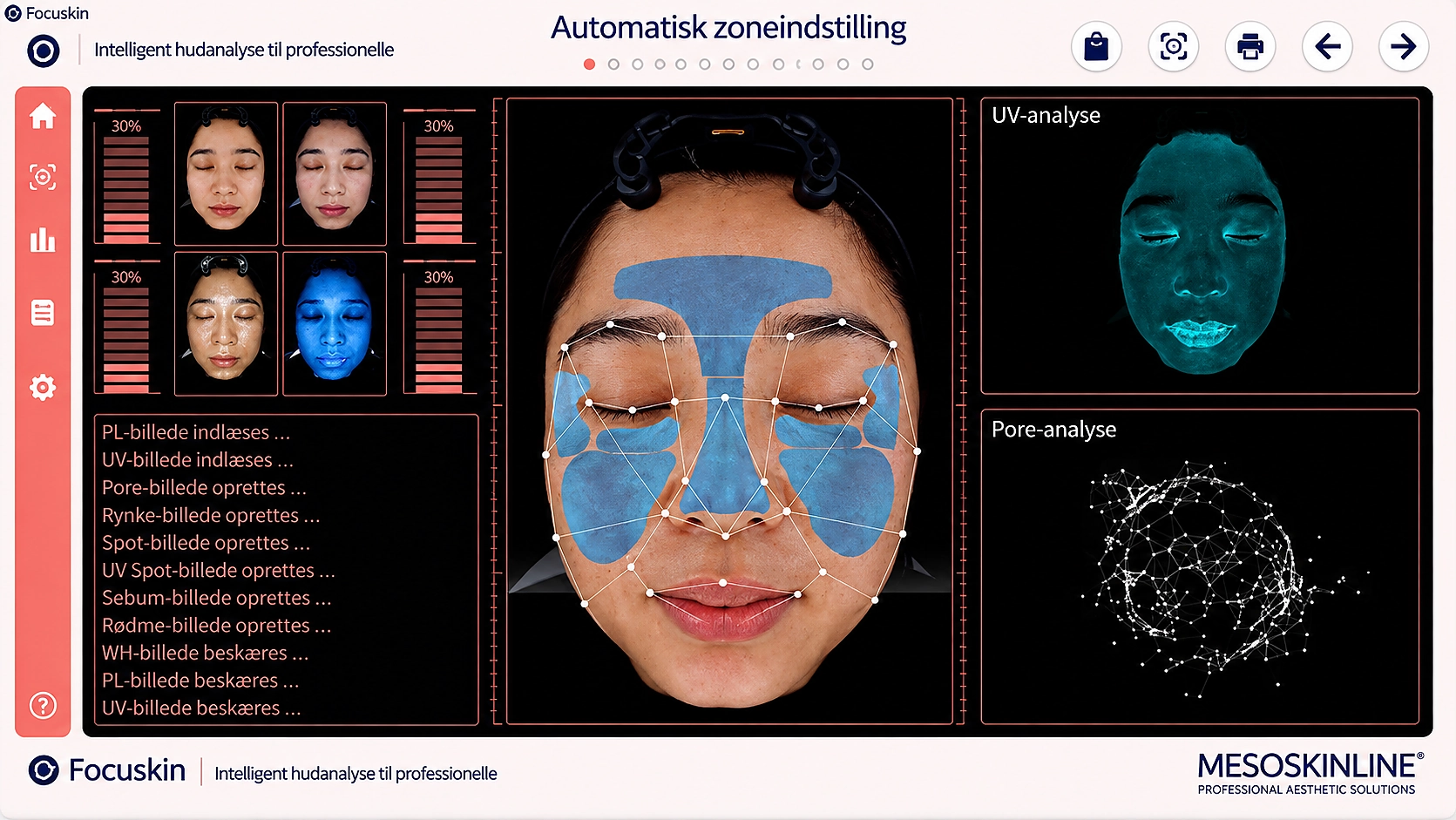 Focuskin automatisk indstilling af analyseomr�der