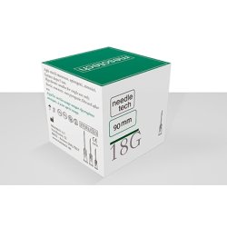 NEEDLETECH 18G - (90mm) Sterile hypodermic needle