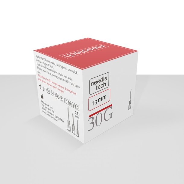 NEEDLETECH 30G - 100 (13mm) Sterile hypodermic needle