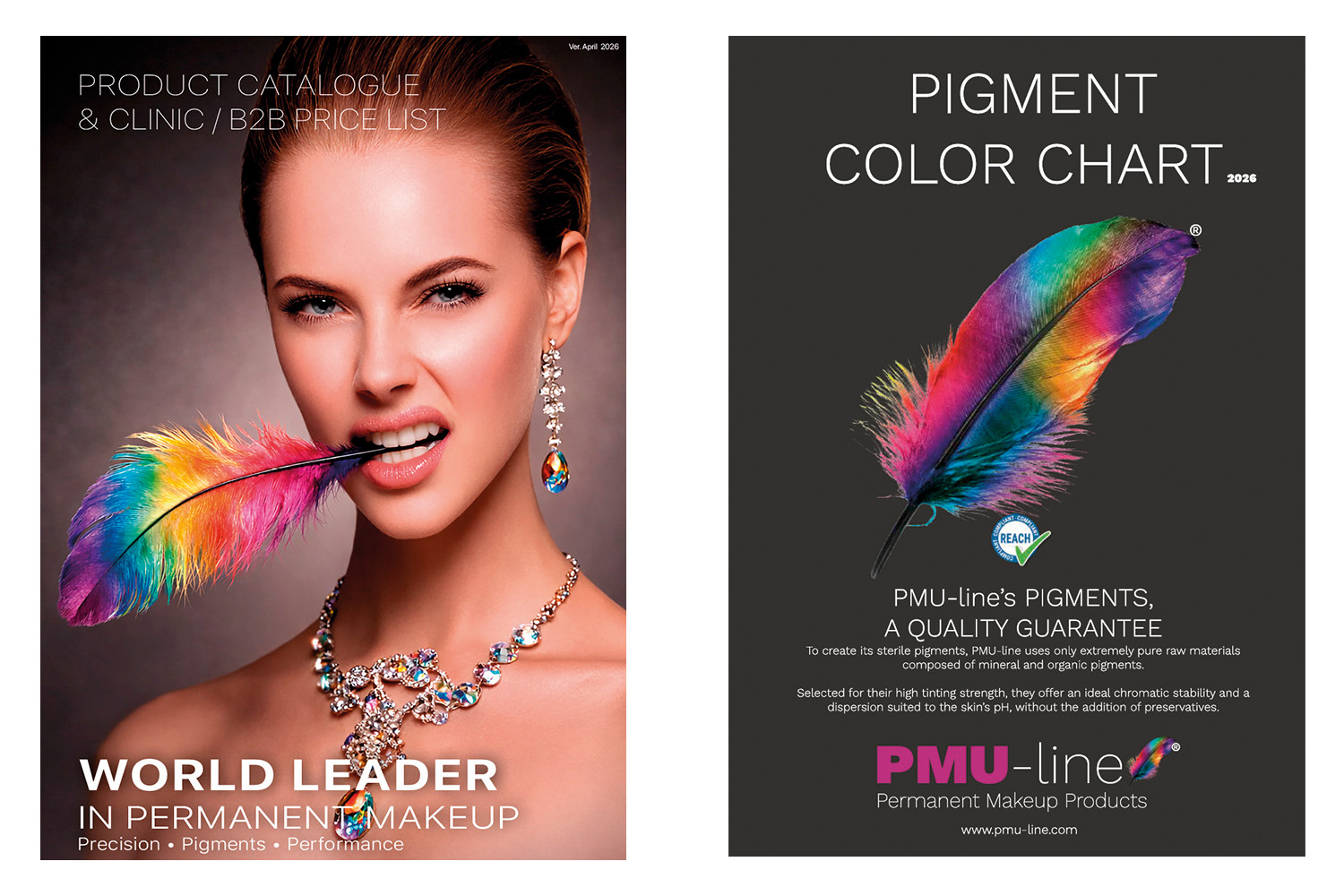 PMU-line katalog og B2B materiale