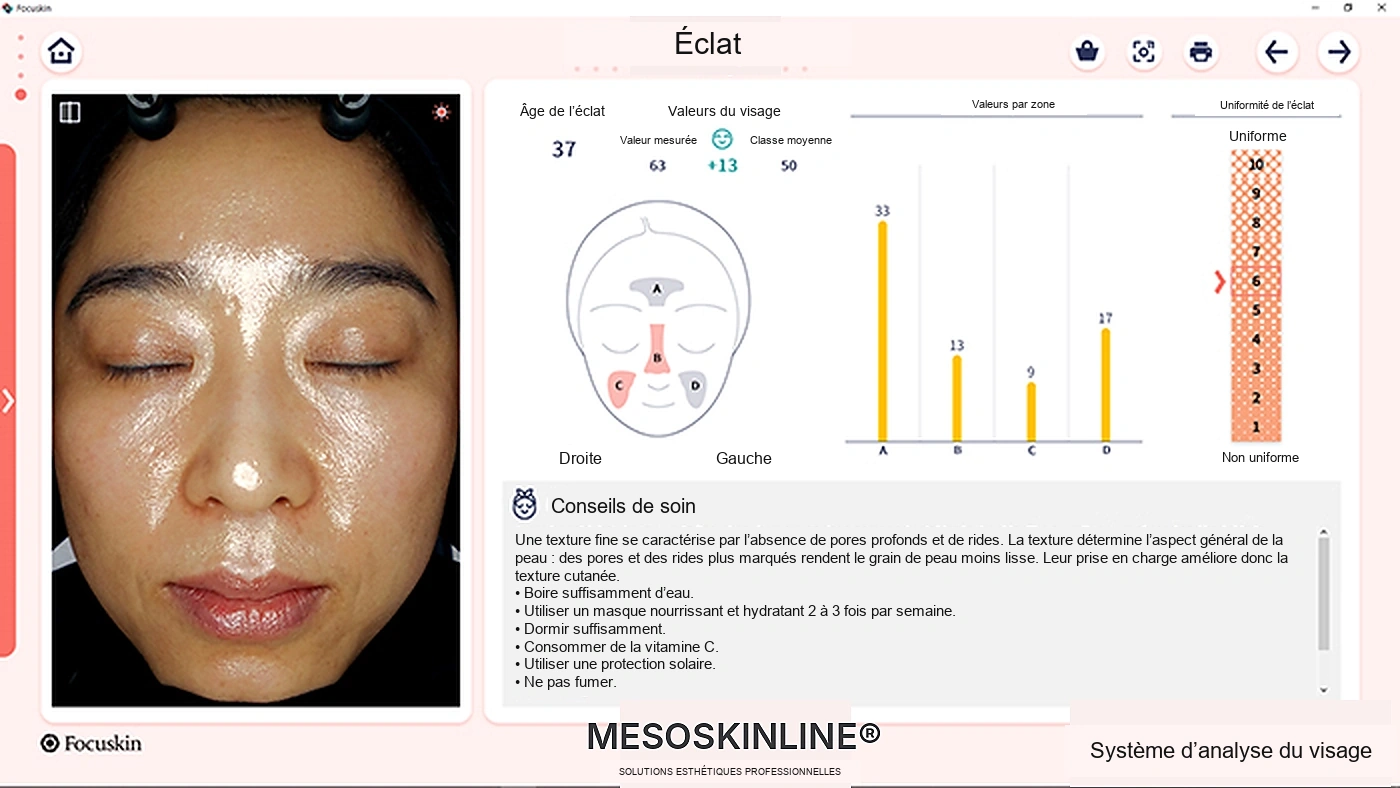 Logiciel Focuskin pour une nouvelle prise de vue