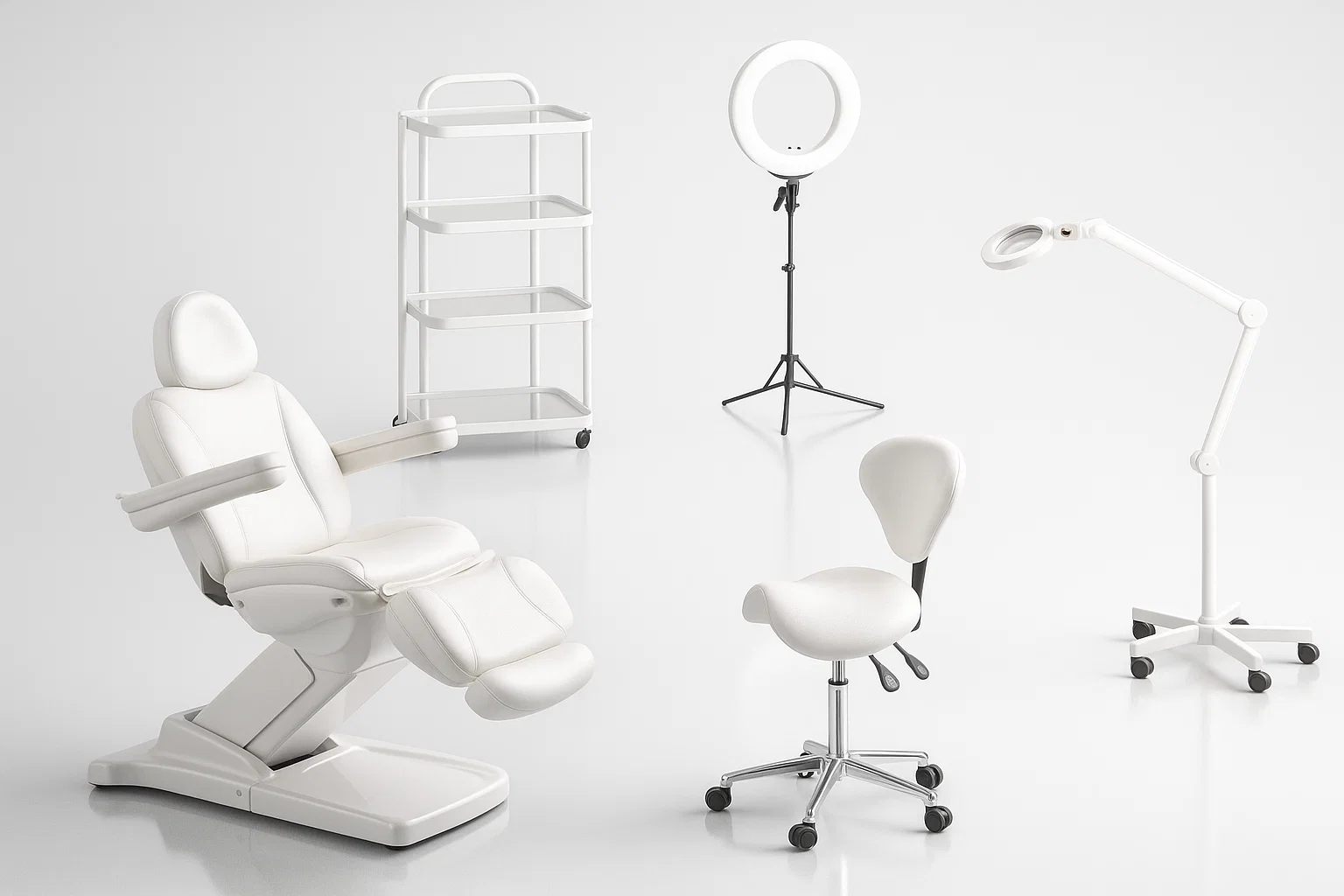 Klinische Ausrüstung, Hygieneartikel, Marketingmaterialien