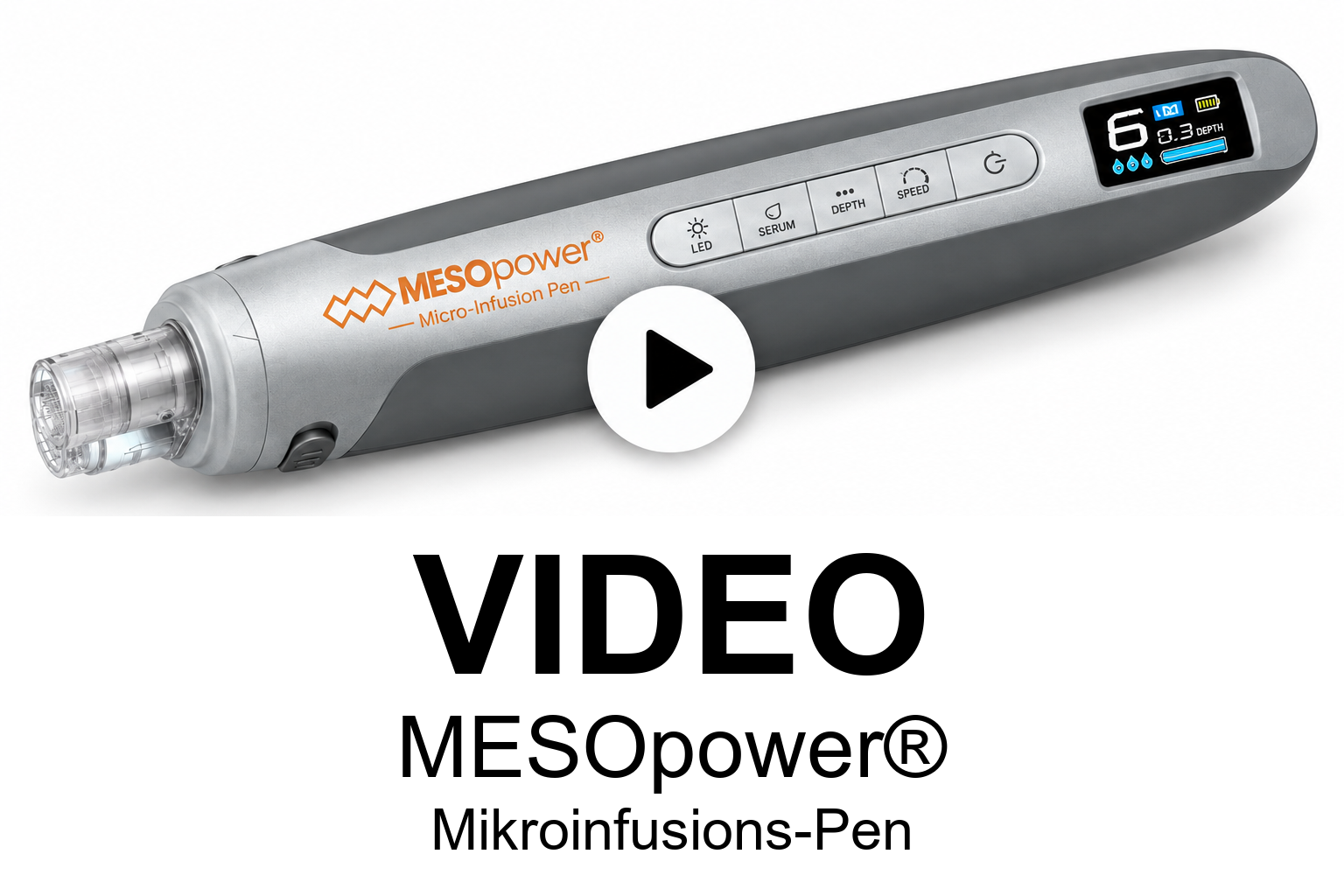 Kosmetische Gesichtsbehandlung mit MESOpower MS7000