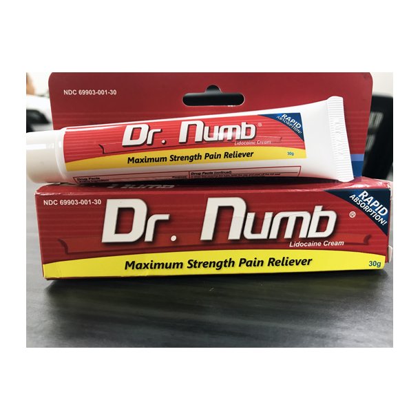 DR. NUMB&reg; TOPICAL ANESTHETIC CREAM
