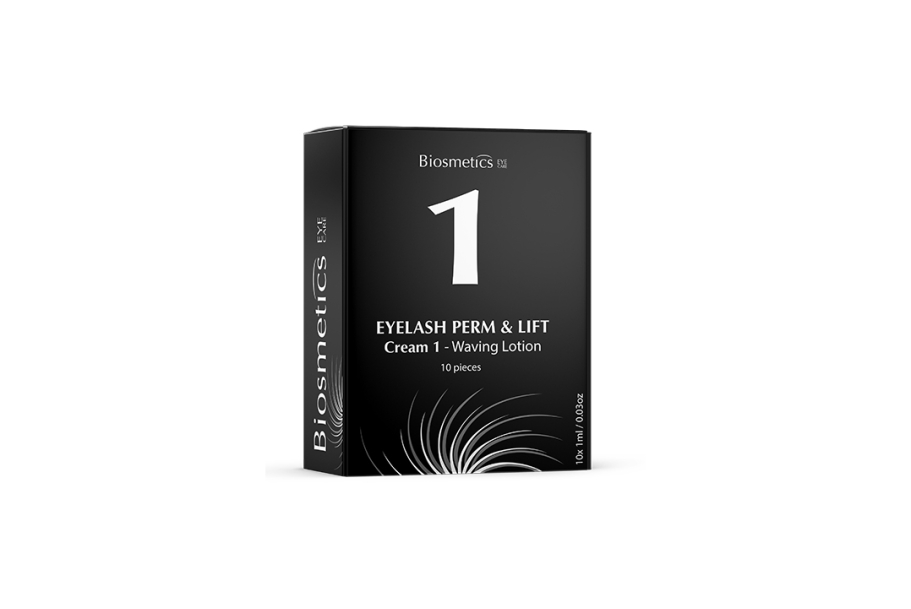 Perm &amp; Lift Cream 1 - Wellenlotion (Box mit 10 x 1 ml) (BIOSMETIK)