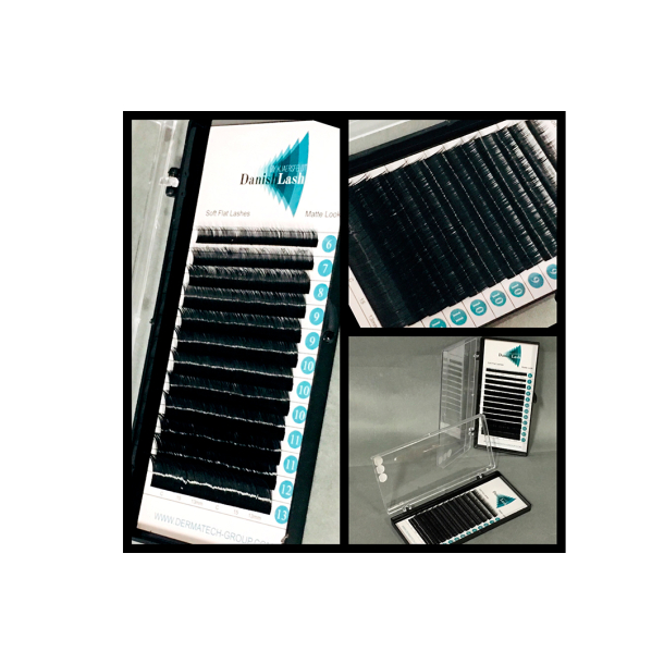 MIX-Single Flat Lashes  (0.2 C 6-13 mm)