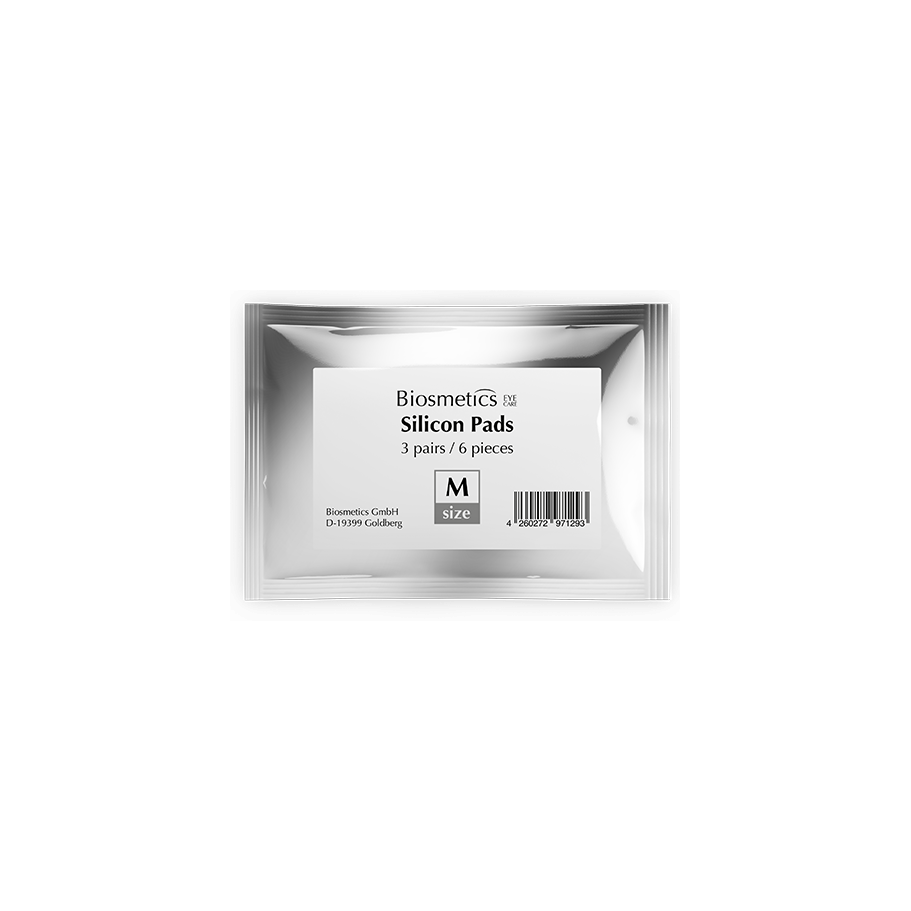 Lash Lift - Silikone pads, strrelse "M" (3 par / 6 stk.)