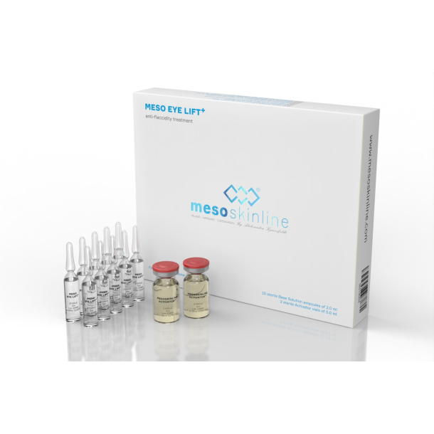 MESO EYE LIFT+ (10 x 2 ml ampoules MESO EYE LIFT+  Base Solution) (2 x 5 ml vials of MESO Activator)