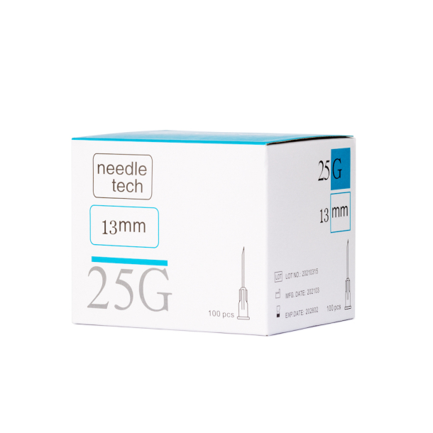 NEEDLETECH 25G - 100 (13mm) Sterile hypodermic needle