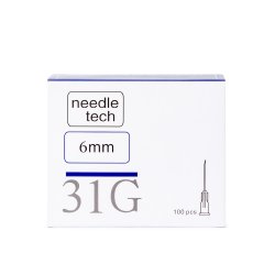 NEEDLETECH 31G - 100 (6mm) Sterile hypodermic needle