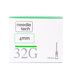 NEEDLETECH 32G - 100 (4mm) Sterile hypodermic needle