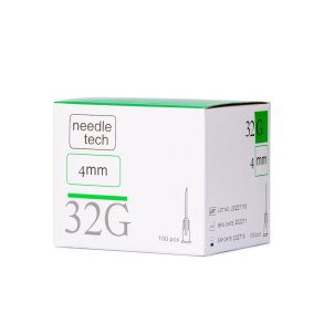 NEEDLETECH 32G - 100 (4mm) Sterile hypodermic needle