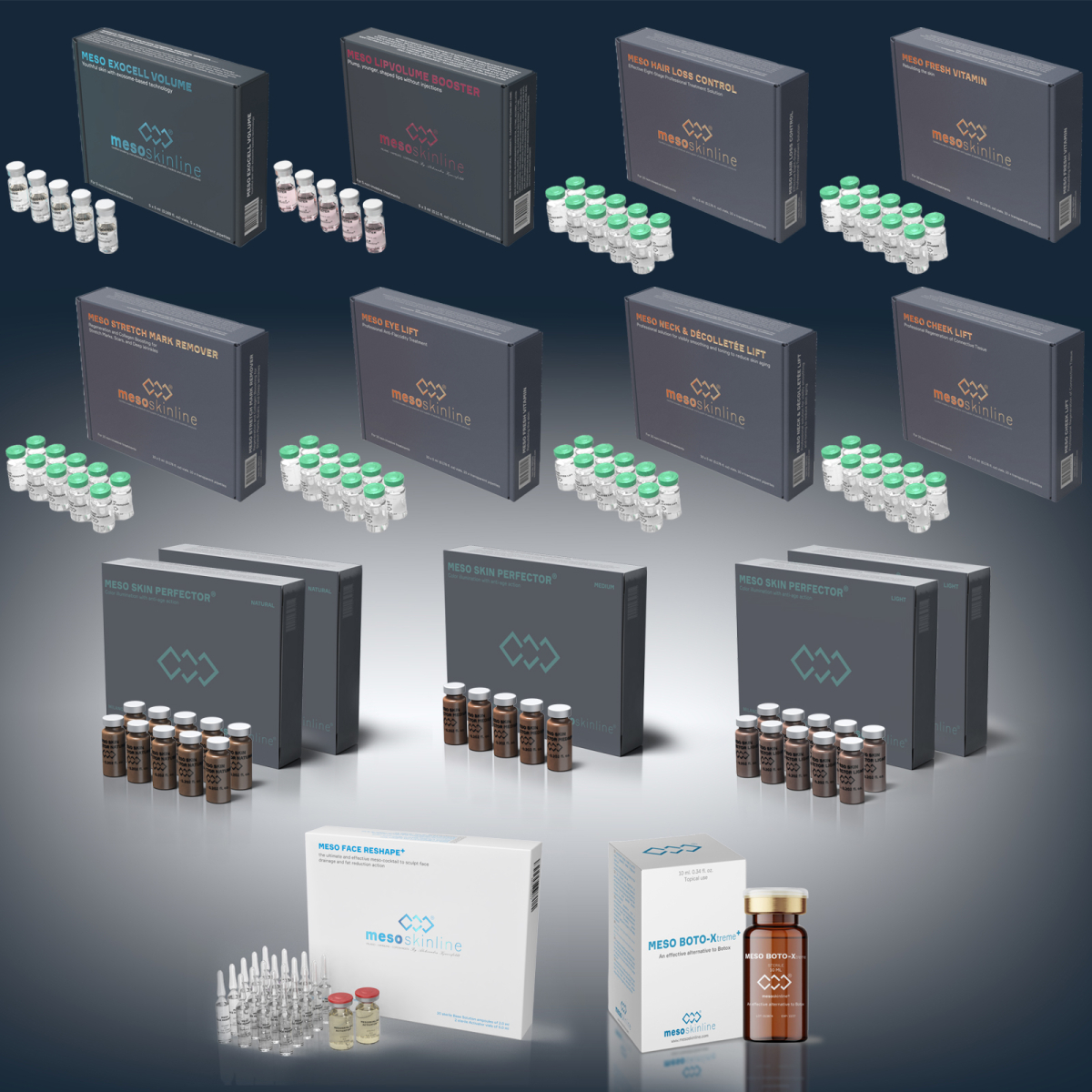 STARTER KIT S (Complete range of non-invasive cocktails) - Professional ...