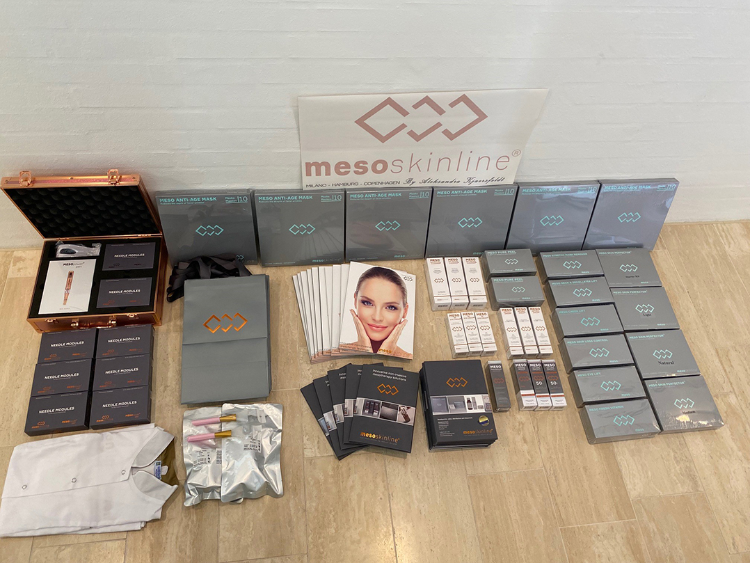 Complete product range for 130 treatments (incl. MESOpower Pen and needles)