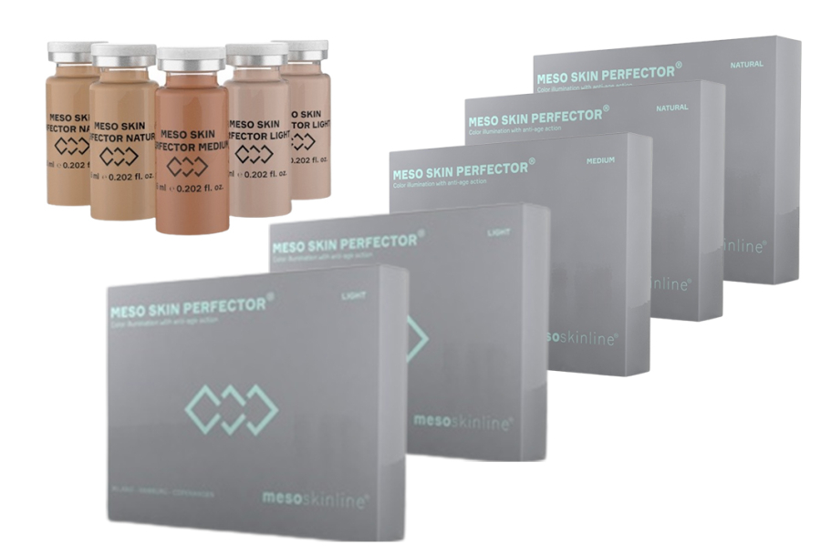 MESO SKIN PERFECTOR (Startpakke 10 x Light, 10 x Natural, 5 x Medium - Til 25 behandlinger)