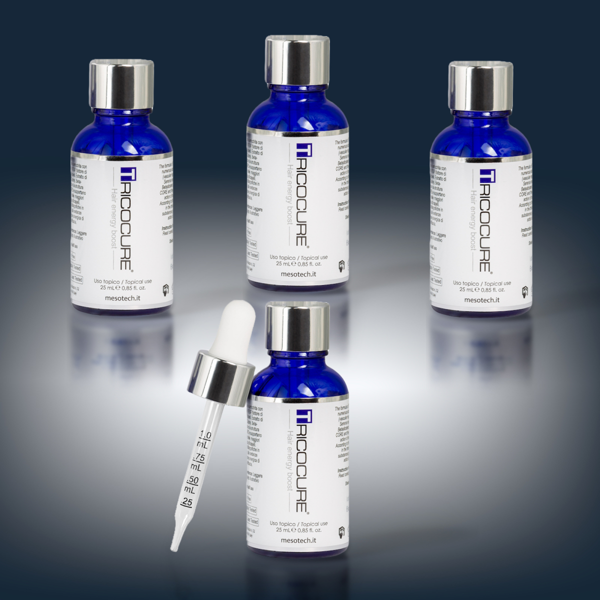 TRICOCURE (Box 4 x 25 mL) - Meso-Cocktails and Products for Hair