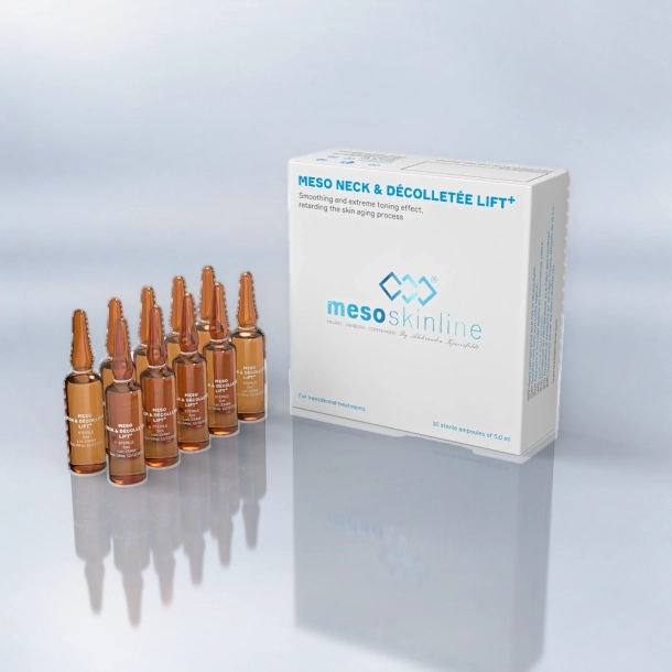 MESO NECK &amp; D�COLLET�E LIFT+ (10 ampoules of 5.0 ml)
