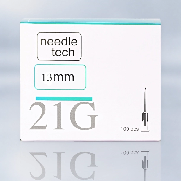 NEEDLETECH 21G - (13mm) Sterile hypodermic needle