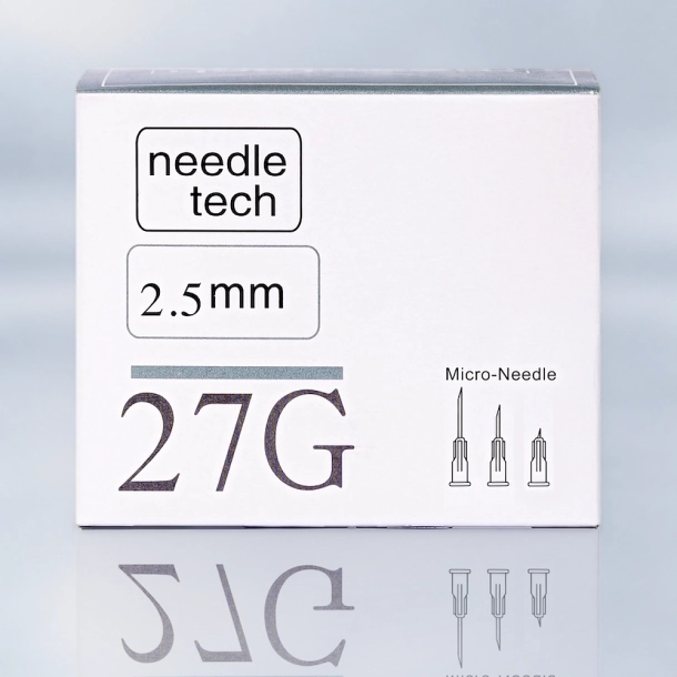 Needletech 27G (2.5mm) Micro-needle Sterile hypodermic needle
