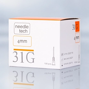 NEEDLETECH 31G - 100 (4mm) Sterile hypodermic needle