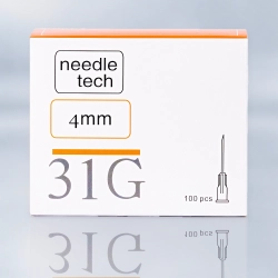 NEEDLETECH 31G - 100 (4mm) Sterile hypodermic needle