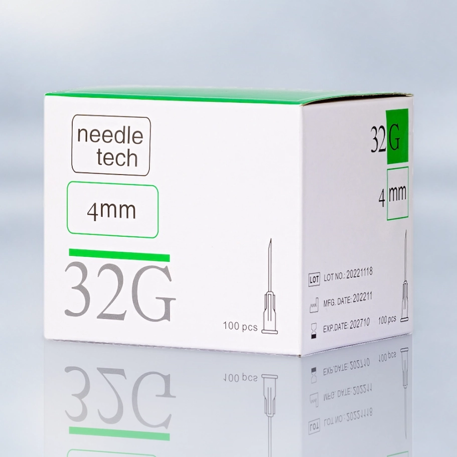 NEEDLETECH 32G - 100 (4mm) Sterile hypodermic needle