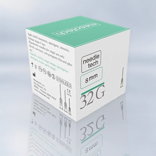 NEEDLETECH 32G - 100 (8mm) Sterile hypodermic needle