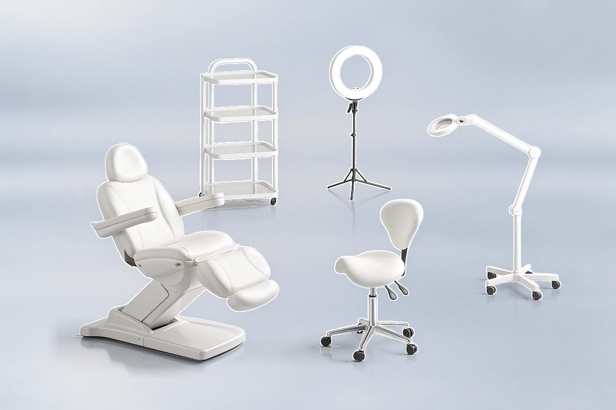 Equipamiento para cl&iacute;nicas, art&iacute;culos de higiene y material de marketing