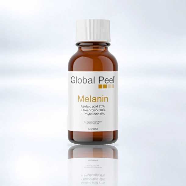 GLOBAL PEEL MELANIN (Propiedades contra el fotoenvejecimiento y la hiperpigmentaci&oacute;n)