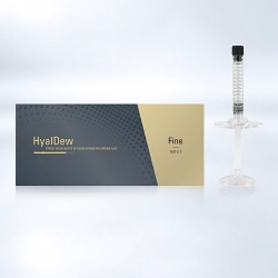 Derma Filler  HyalDew FINE (1 jeringa precargada de 1 ml con 2 agujas est&eacute;riles)