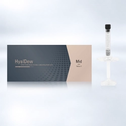 Derma Filler - HyalDew MID (1 jeringa precargada de 1 ml con 2 agujas est&eacute;riles)