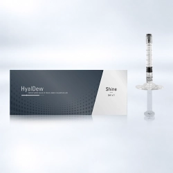 Derma Filler  HyalDew SHINE (1 jeringa precargada de 2 ml con 2 agujas est&eacute;riles)