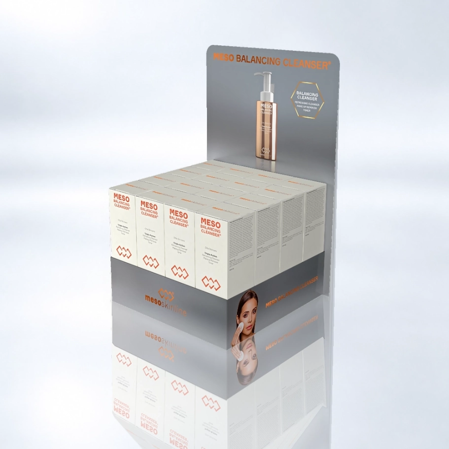MESO BALANCING CLEANSER (16 frascos en un expositor de venta de lujo)