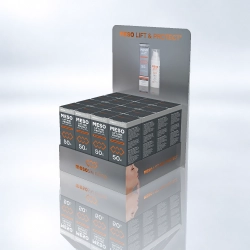 MESO LIFT AND PROTECT (16 frascos en un expositor de venta de lujo)